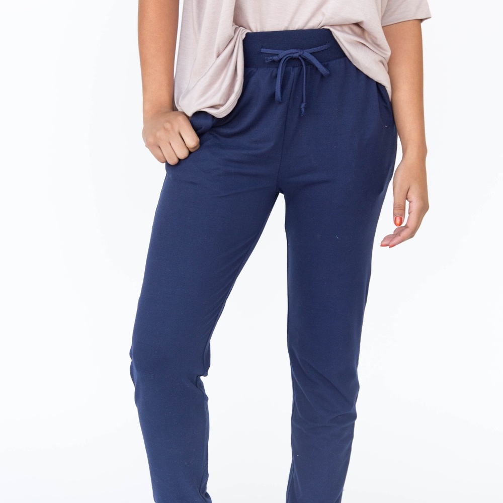Joggers - navy and charcoal